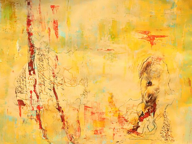 Werk der Ausstellung Kunstbergwerk 13.