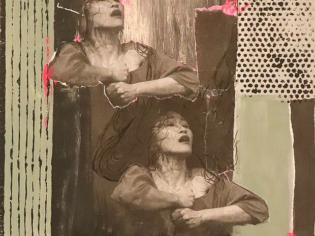 Werk der Ausstellung Kunstbergwerk 13.