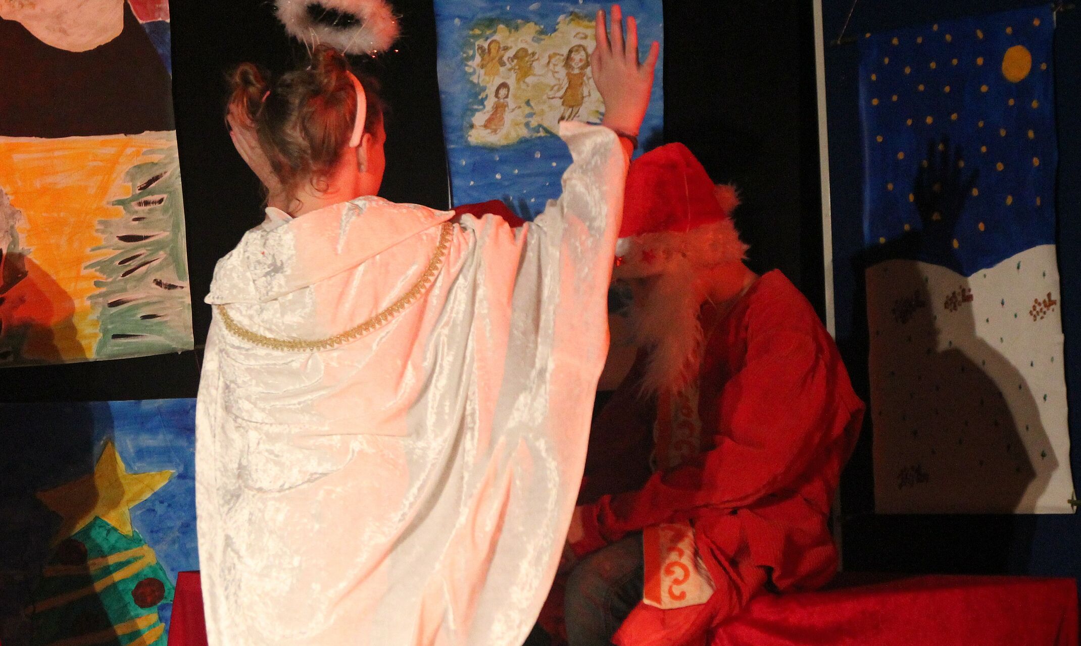 Weihnachtstheater auf dem Scheersberg.